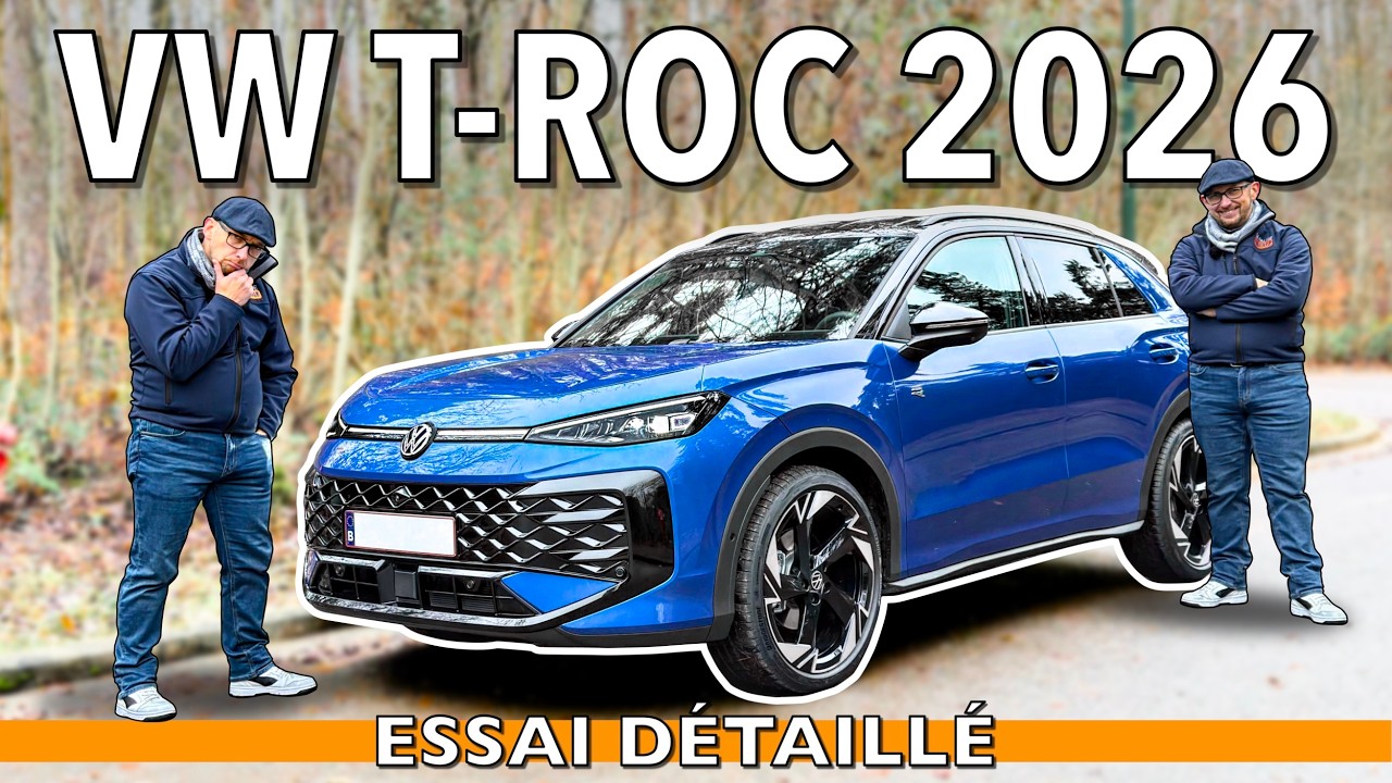 Volkswagen T-Roc 2026 : essai complet, sans langue de bois