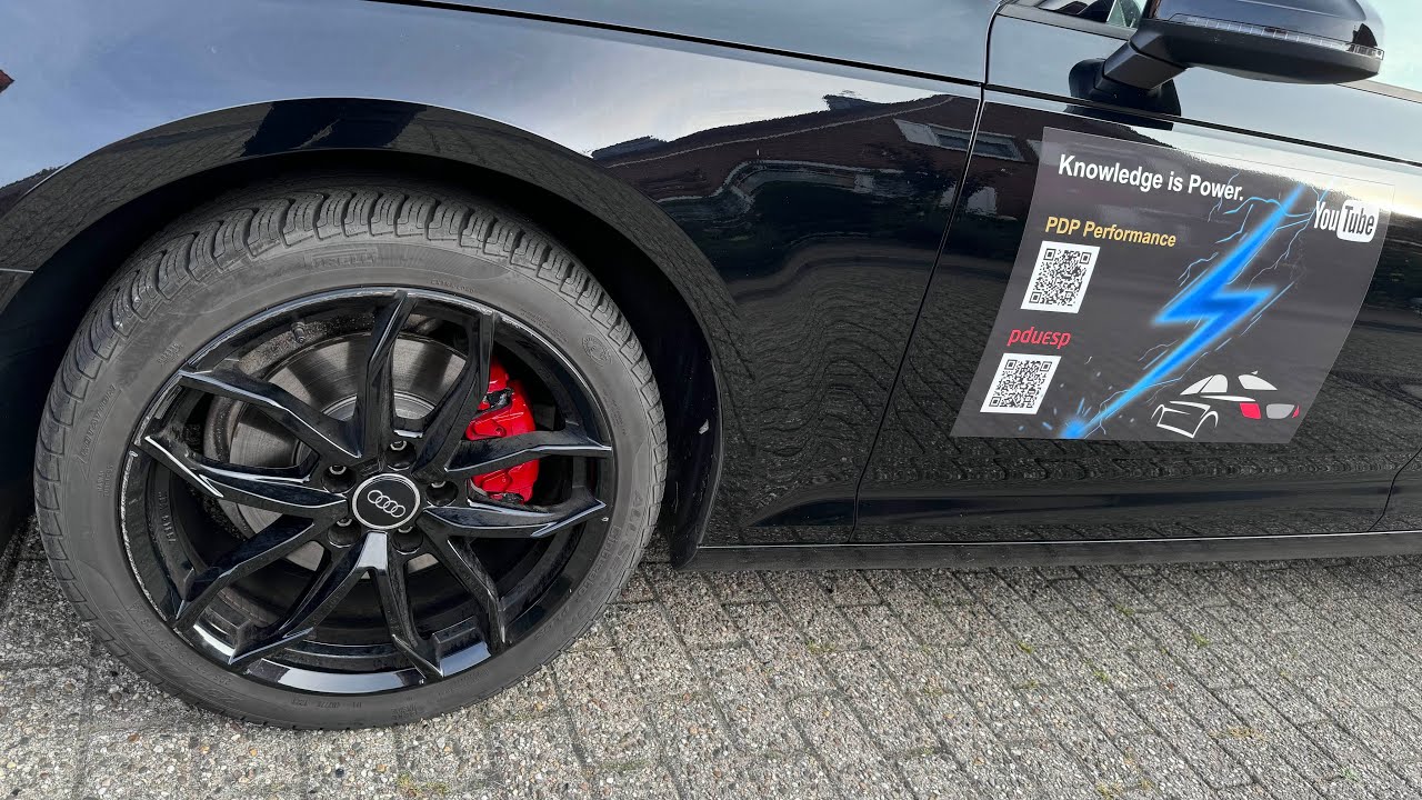 How to paint your brakes Audi A4 / S4 Avant using FOLIATEC brake caliper paint set DIY