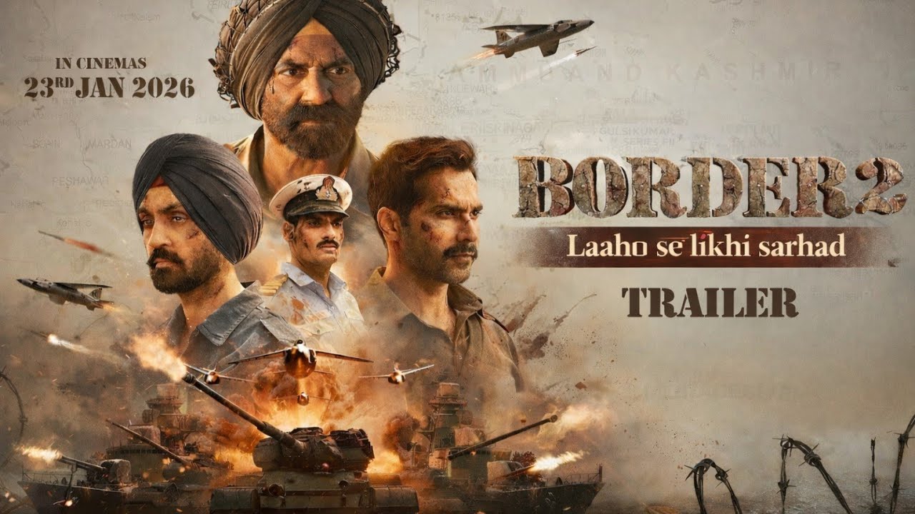 BORDER 2 | Laahu Se Likhi Sarhad | Sunny Deol |Anu, Mithoon, Sonu, Roop, Arijit, Vishal, Diljit, Jav