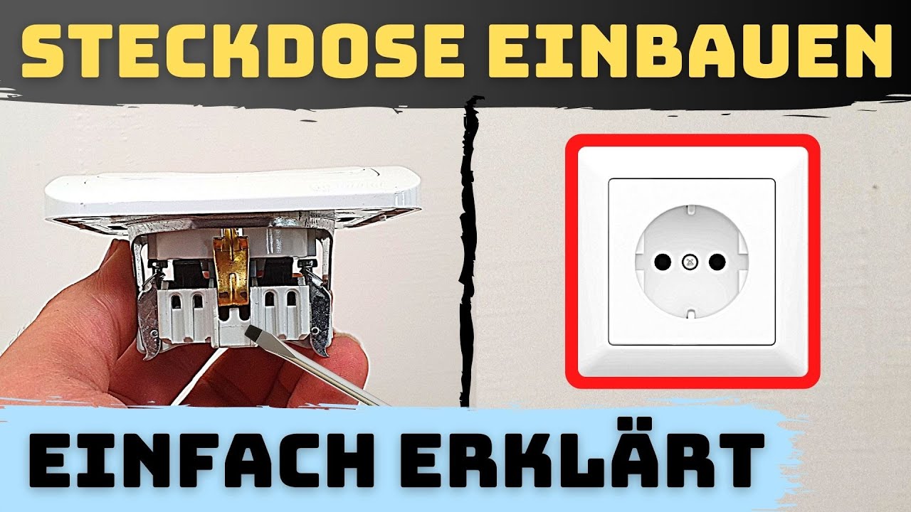 Steckdose anschließen & einbauen – Kann das wirklich so einfach sein? Schaltplan - Grundlagen