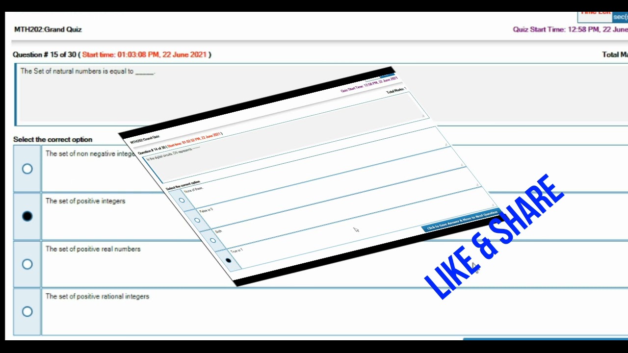 MTH202 Grand Quiz Solution Spring 2021 By VU KMS | MTH202 Grand Quiz Spring 2021 |