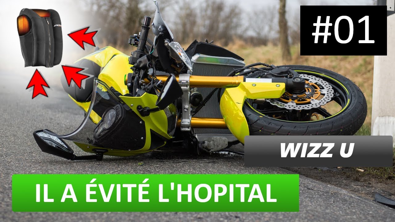 IL RACONTE SON ACCIDENT AVEC AIRBAG MOTO [WIZZ U][#1]