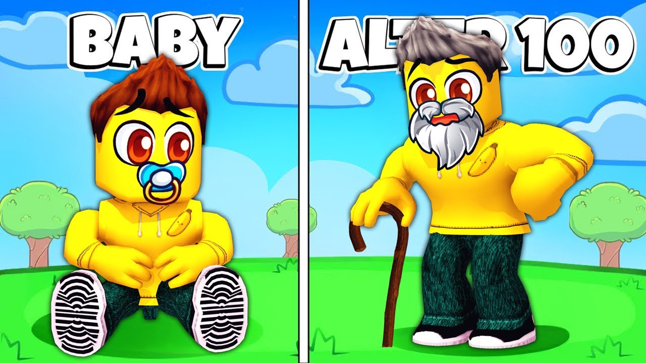 Roblox, ABER du wirst JEDE SEKUNDE ÄLTER!