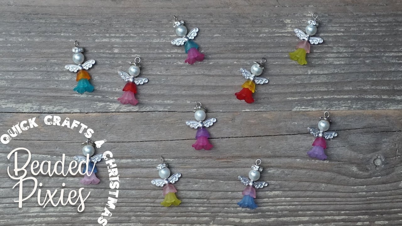 Beaded Pixies Tutorial, little beaded angels, fairies, pixies