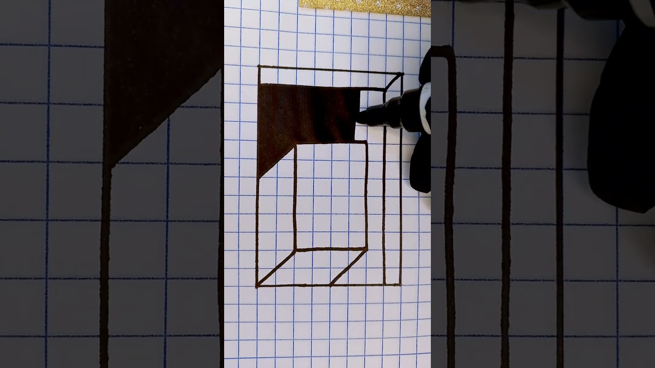 Ilusi&oacute;n &oacute;ptica #drawing #dibujos3d #art #ilusionoptica