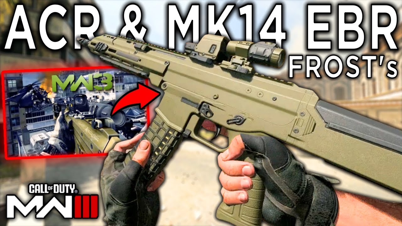 Frost's Custom ACR 6.8 & MK14 EBR from MW3 OG Scorched Earth - Modern Warfare 3 Multiplayer Gameplay