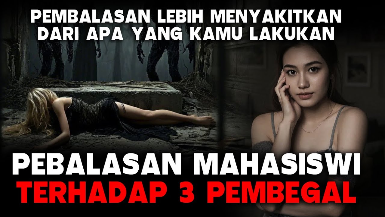 Mengerikan !!! Pembalasan Arwah Mahasiswi Terhadap Tiga Pembegal - Cerita Horor
