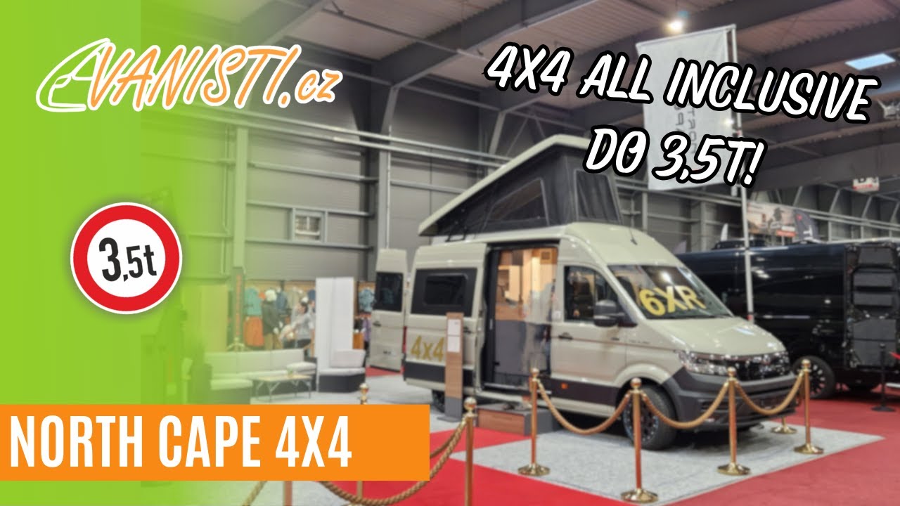 ČTYŘKOLKA BEZ KOMPROMISU DO 3.5T! To jsou vozy North Cape 4x4 na podvozku MAN TGE.