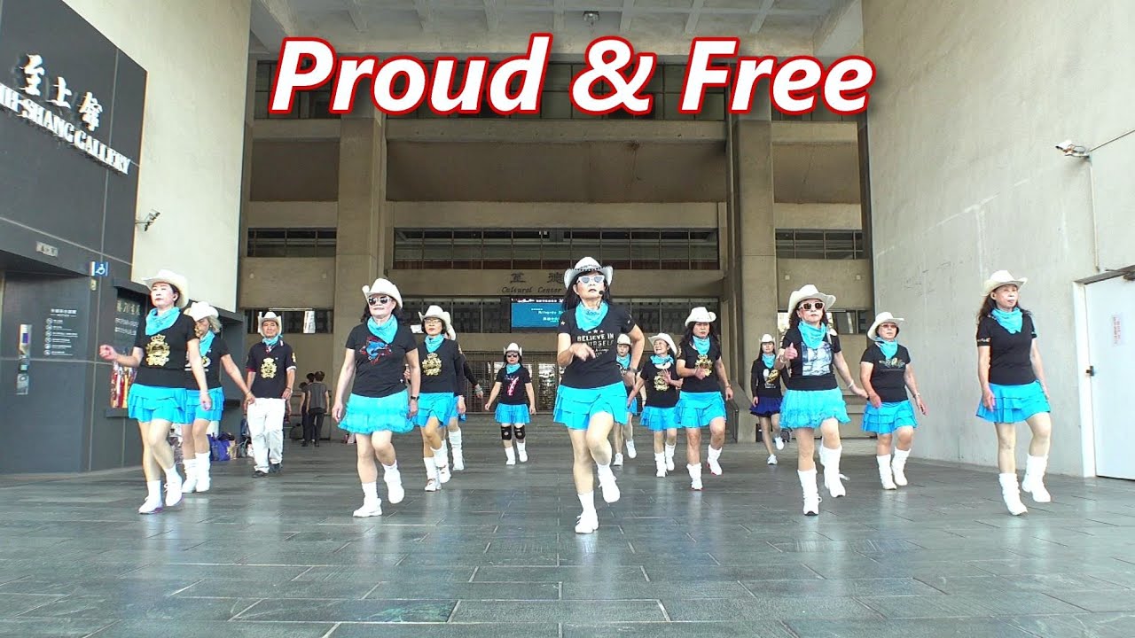 Proud & Free│Line Dance by Guyton Mundy (USA)║傲慢與自由│排舞║4K