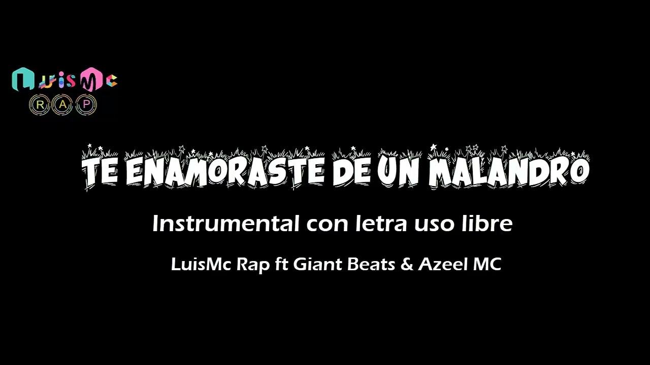 Te enamoraste de un malandro letra de rap uso libre