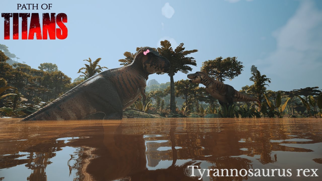 path of titans Tyrannosaurus rex-duo compilation