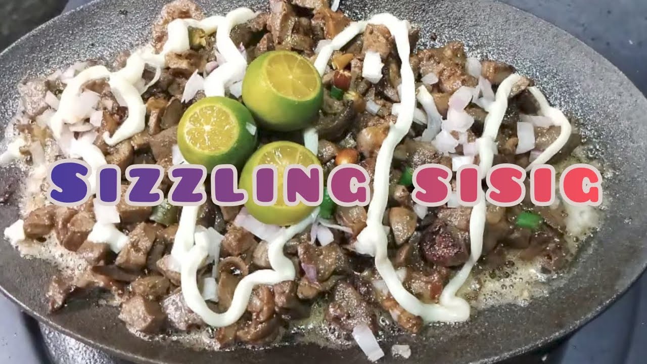 Sizzling Sisig Chicken Gizzard and liver | Dfhudge TV
