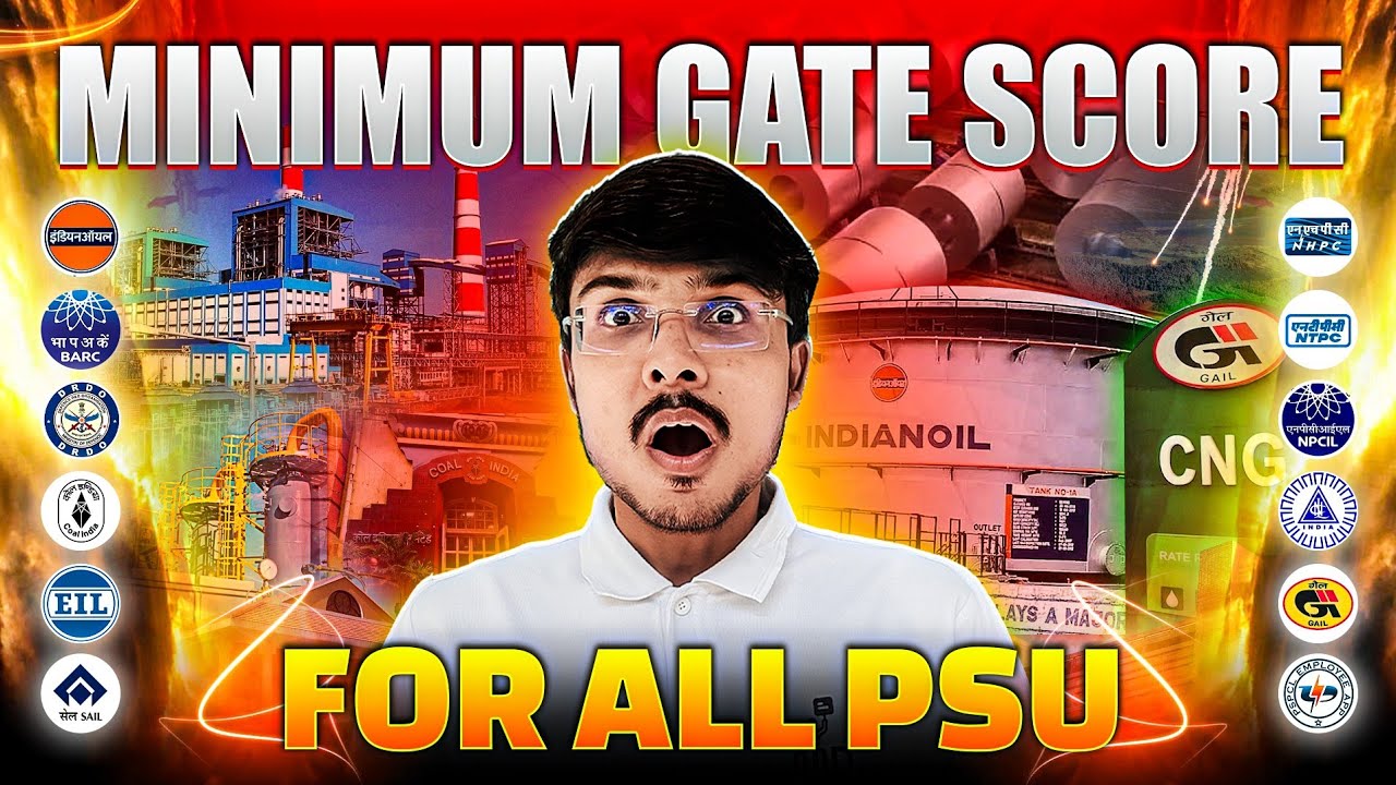 Minimum Marks Required for Top PSUs via GATE 2025 ! RTI Reply