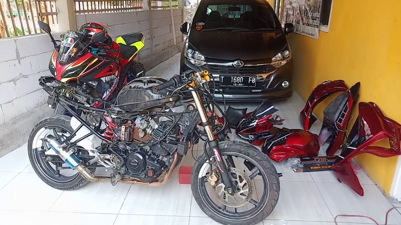 Cara mudah pasang full faiirng R25 di motor byson  from dian septiansa modifikasi