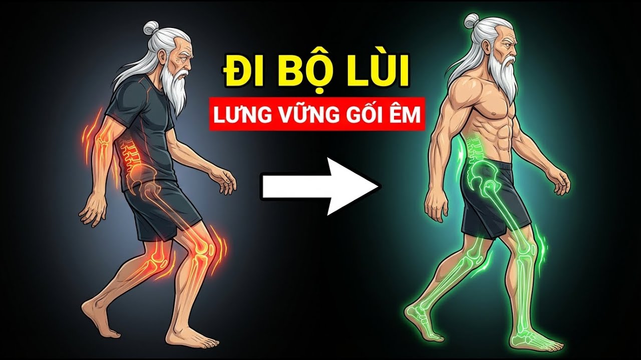 Đi bộ tiến 100 bước không bằng đi lùi 10 bước: Bí mật hồi phục Thận & Khớp gối