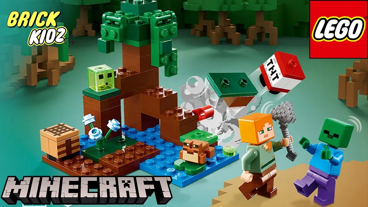 Exclusive LEGO 21240 MINECRAFT Swam Adventure Revealed