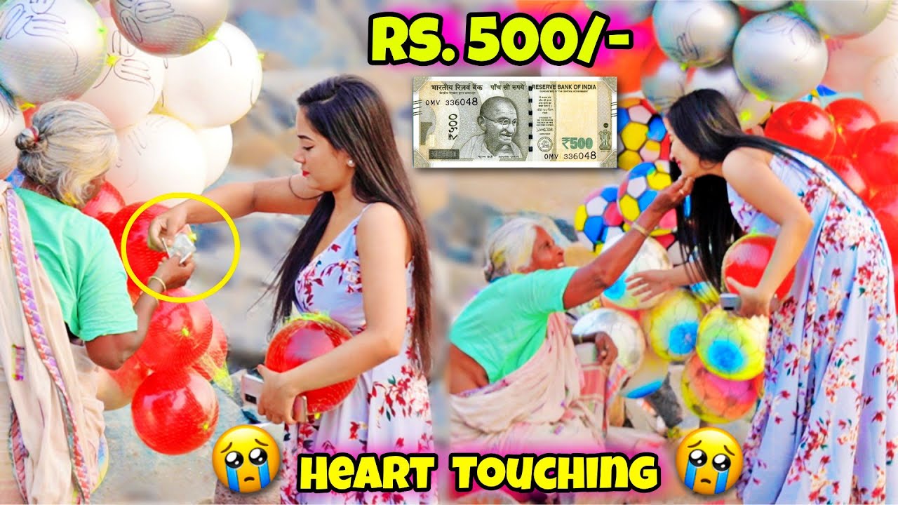Giving Rs 500 For *Free* to Street Sellers *Heart Touching* | Emotional Reaction |