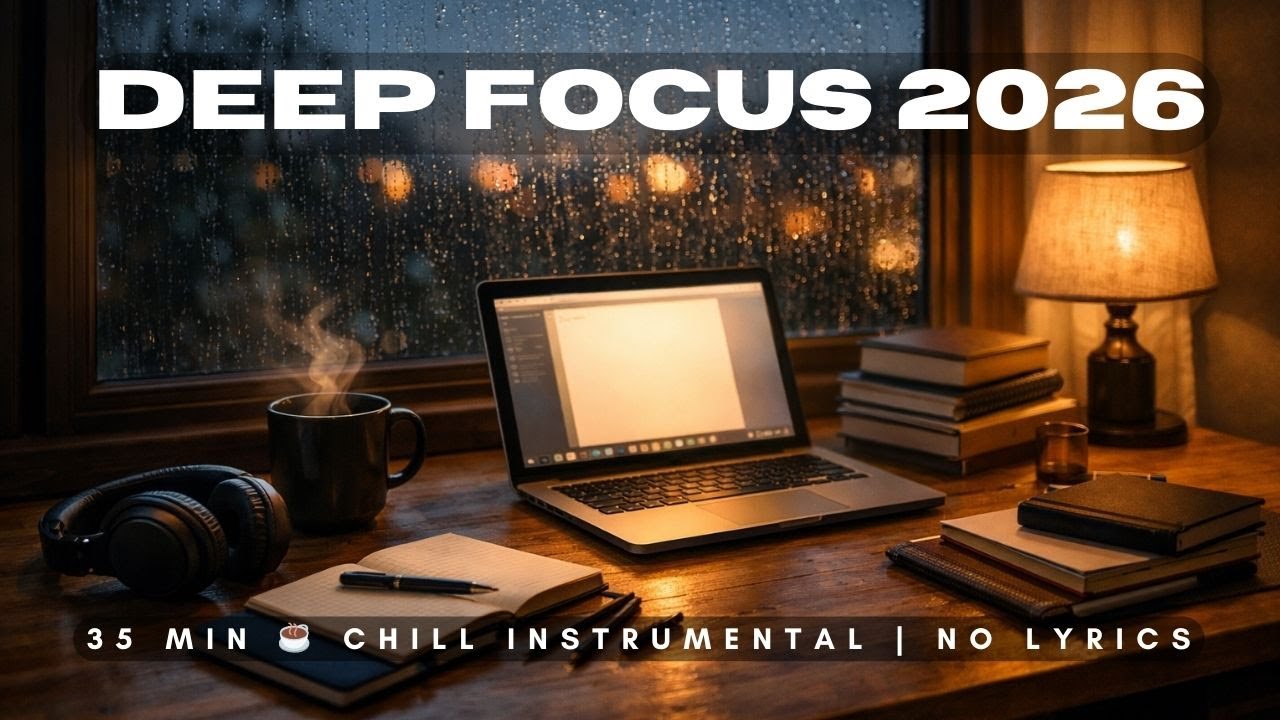 Deep Focus Music 2026: 35 Minutes of Chill Instrumental Beats for Deep Work & Maximum Productivity