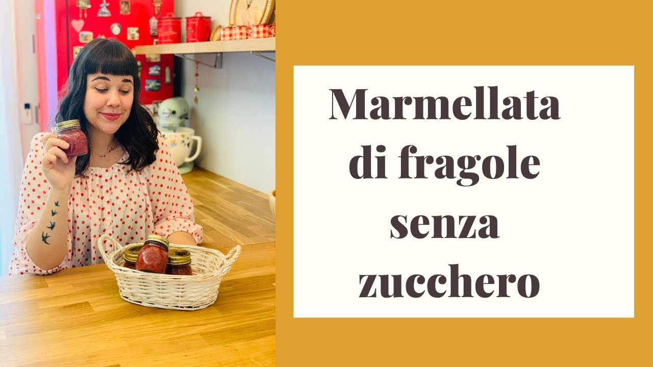 Marmellata di fragole senza zucchero