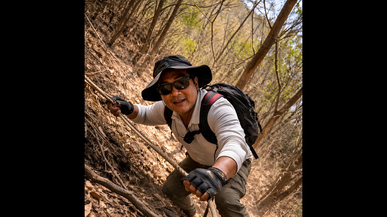 BAJANDO AL CRÁTER DEL CERRO EL TULE EN METAPÁN