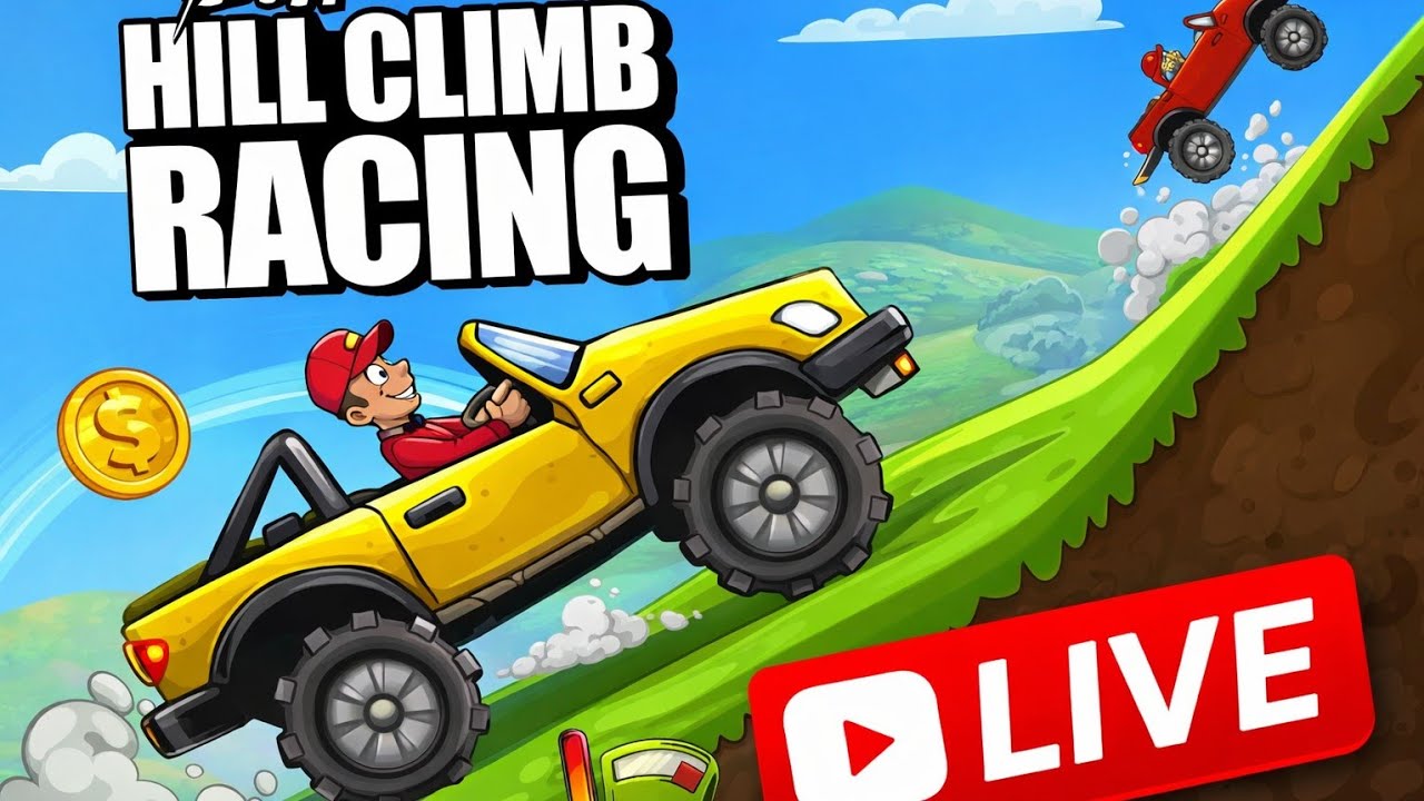 💪🔥hill climb racing 💪🔥|live|