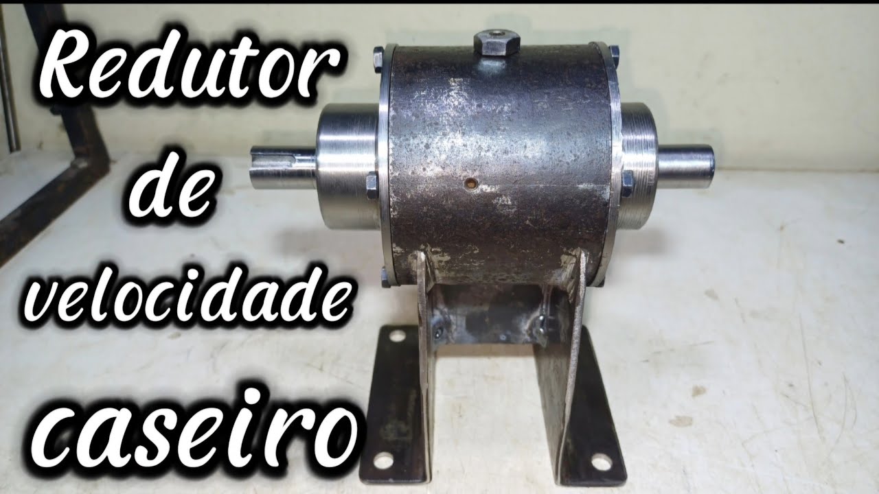 Redutor de velocidade caseiro