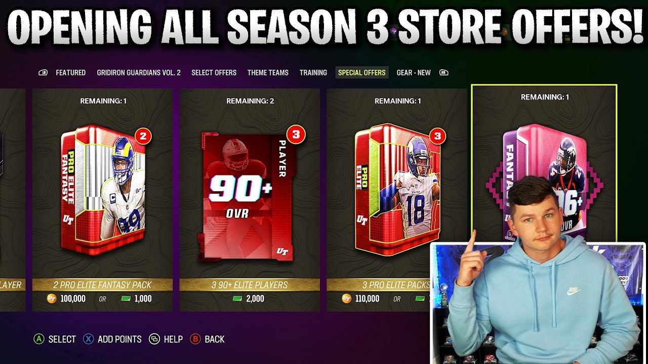 OPENING ALL SEASON 3 MAX MUT LEVEL STORE OFFERS! | MADDEN 23 ULTIMATE TEAM