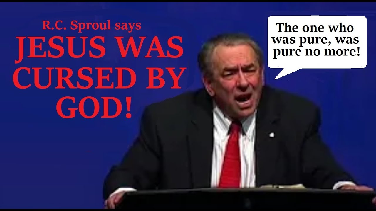 R.C. Sproul says Jesus was damned.