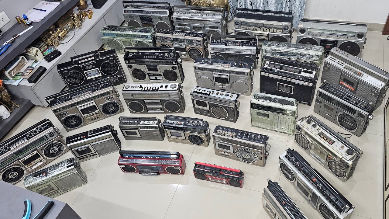 #Boombox and tape recorder#vintage radio cassette player+919023321435 sharp national panasonic Sony.