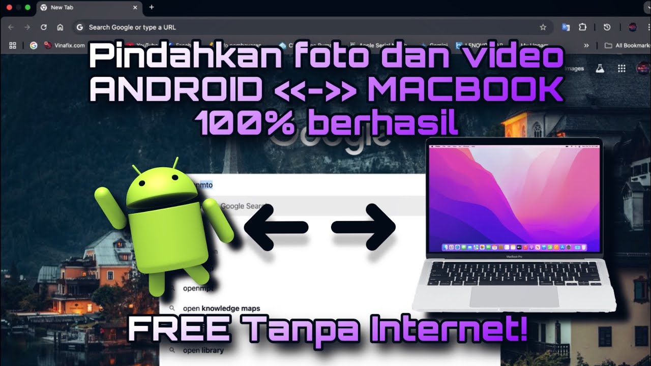 Cara Mudah Pindahkan Foto & Video dari Android ke MacBook Menggunakan OpenMTP free tanpa internet