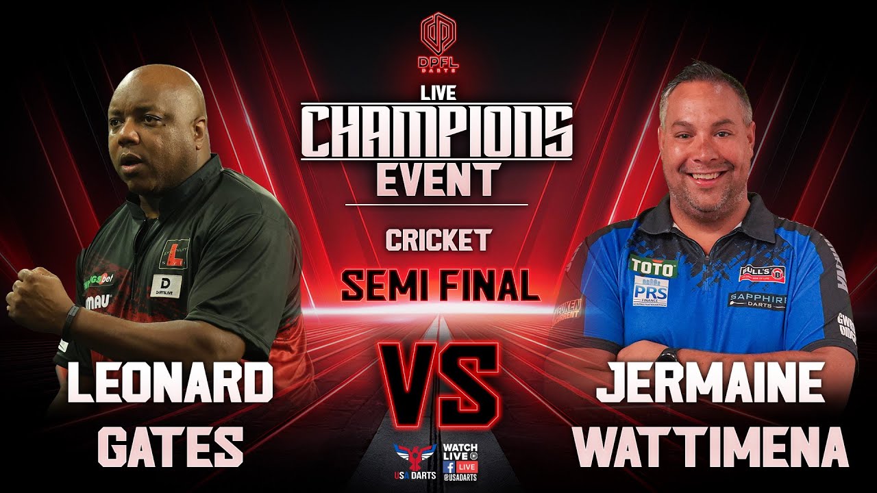 Leonard Gates vs Jermaine Wattimena | Cricket Semi Final | USA Darts