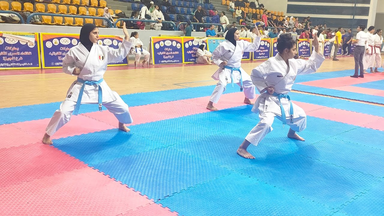 #دورى_الدرجة_الأولى_شابات 🥋 السويس × دمياط الجديدة 👊 #كابتن_على_العدوى ❤️💪