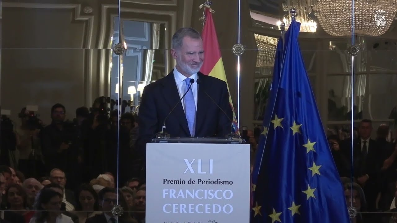 Palabras de S.M. el Rey en la entrega de la XLI edición del Premio de Periodismo Francisco Cerecedo