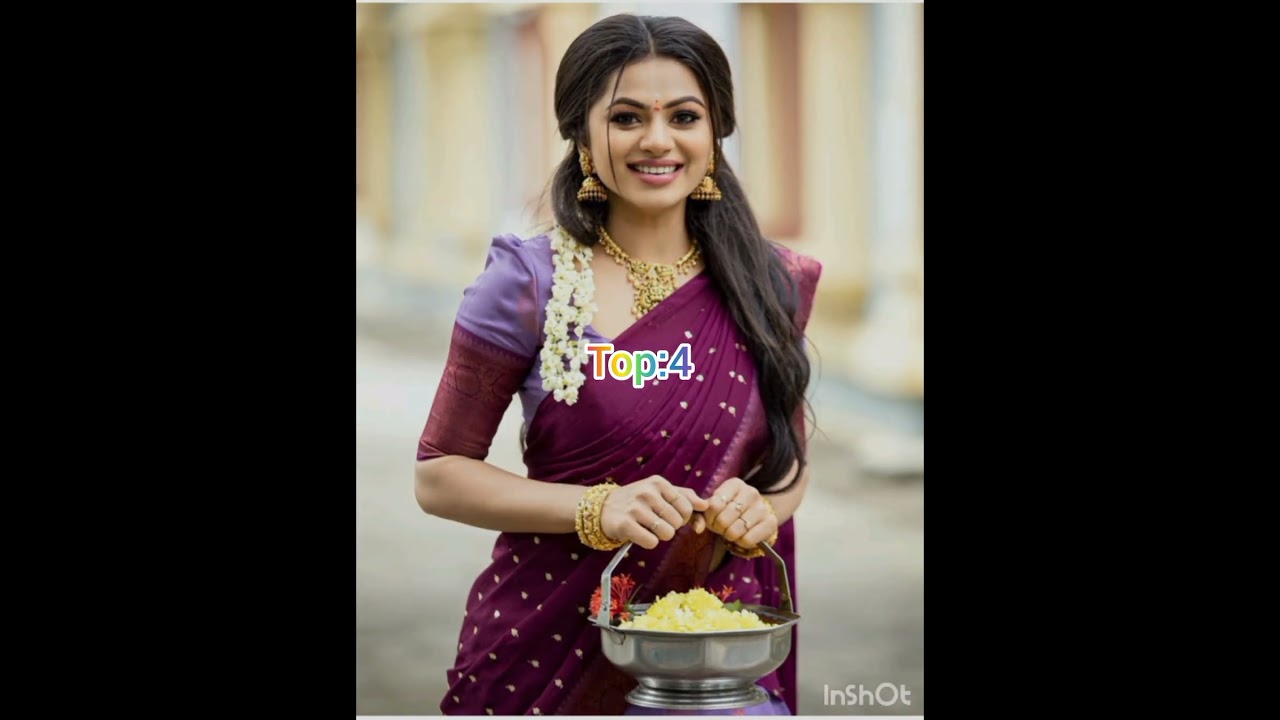 top 10 Sun TV serial heroine #@Saranyaedits
