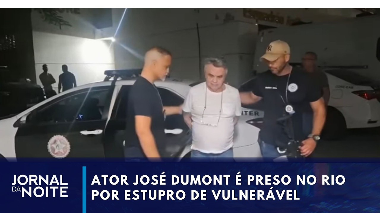 Ator José Dumont é preso no Rio por estupro de vulnerável