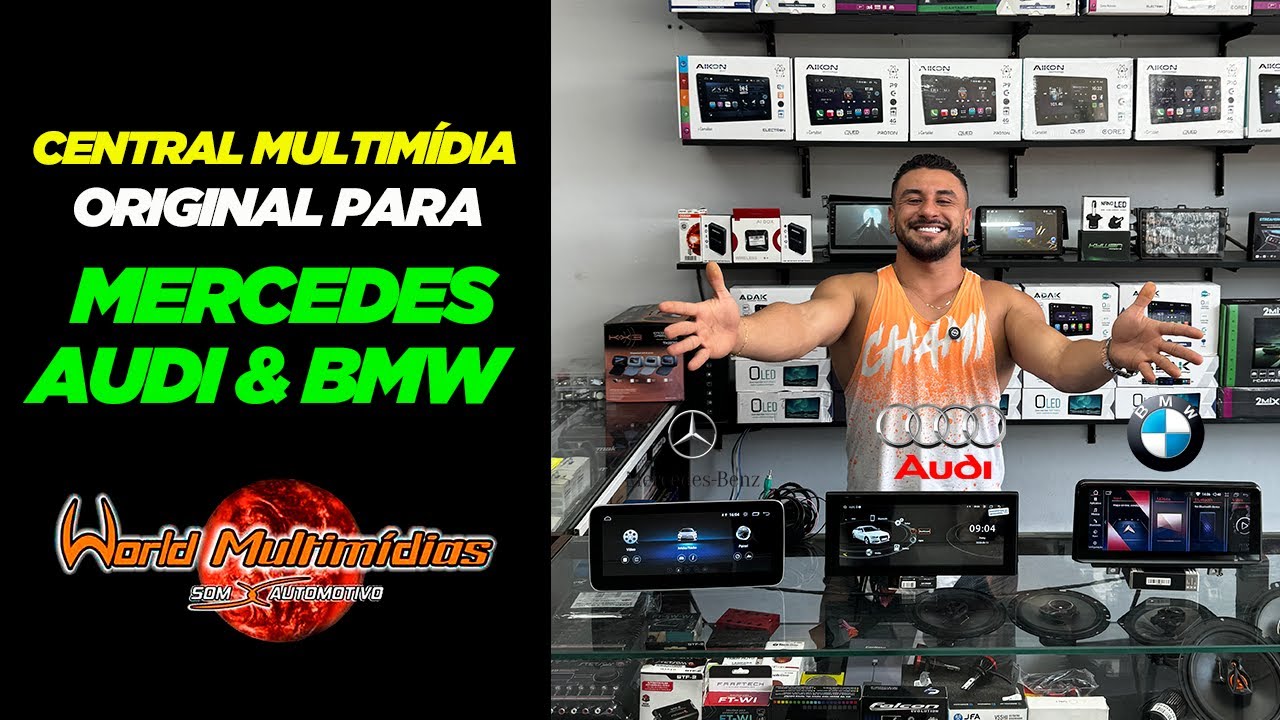 CENTRAL MULTIM&Iacute;DIA ORIGINAL PARA MERCEDES, AUDI & BMW - World Multim&iacute;dias!
