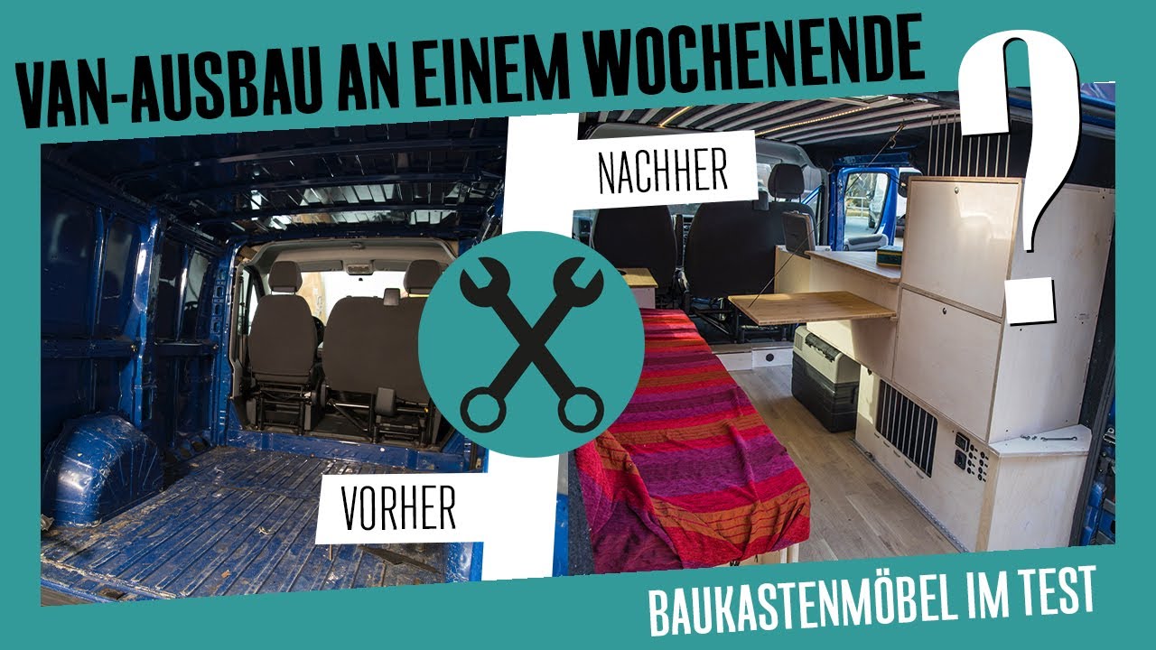Bausatzmöbel aus dem Baumarkt: der Camperausbau für jedermann? (Test, 2021)
