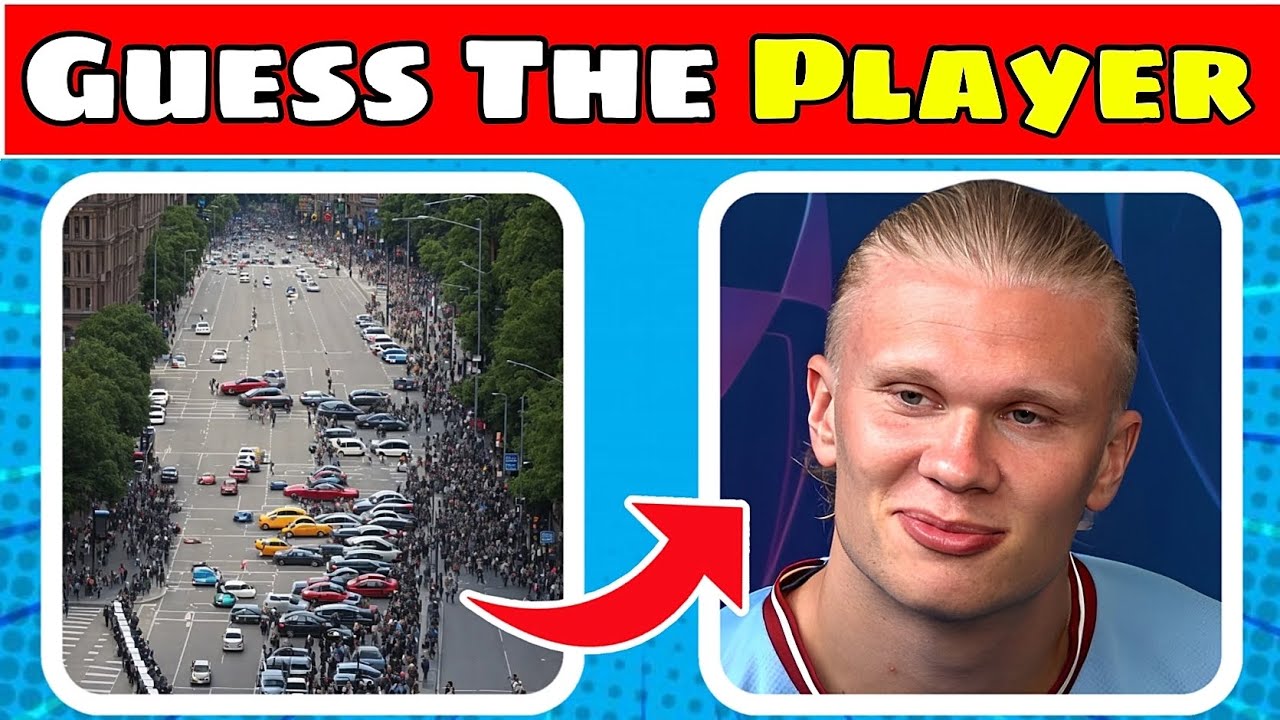 Easy to Hard Football Quiz 🔎 Guess the player ? Find Haaland ? Ronaldo ? Messi ? | Quiz