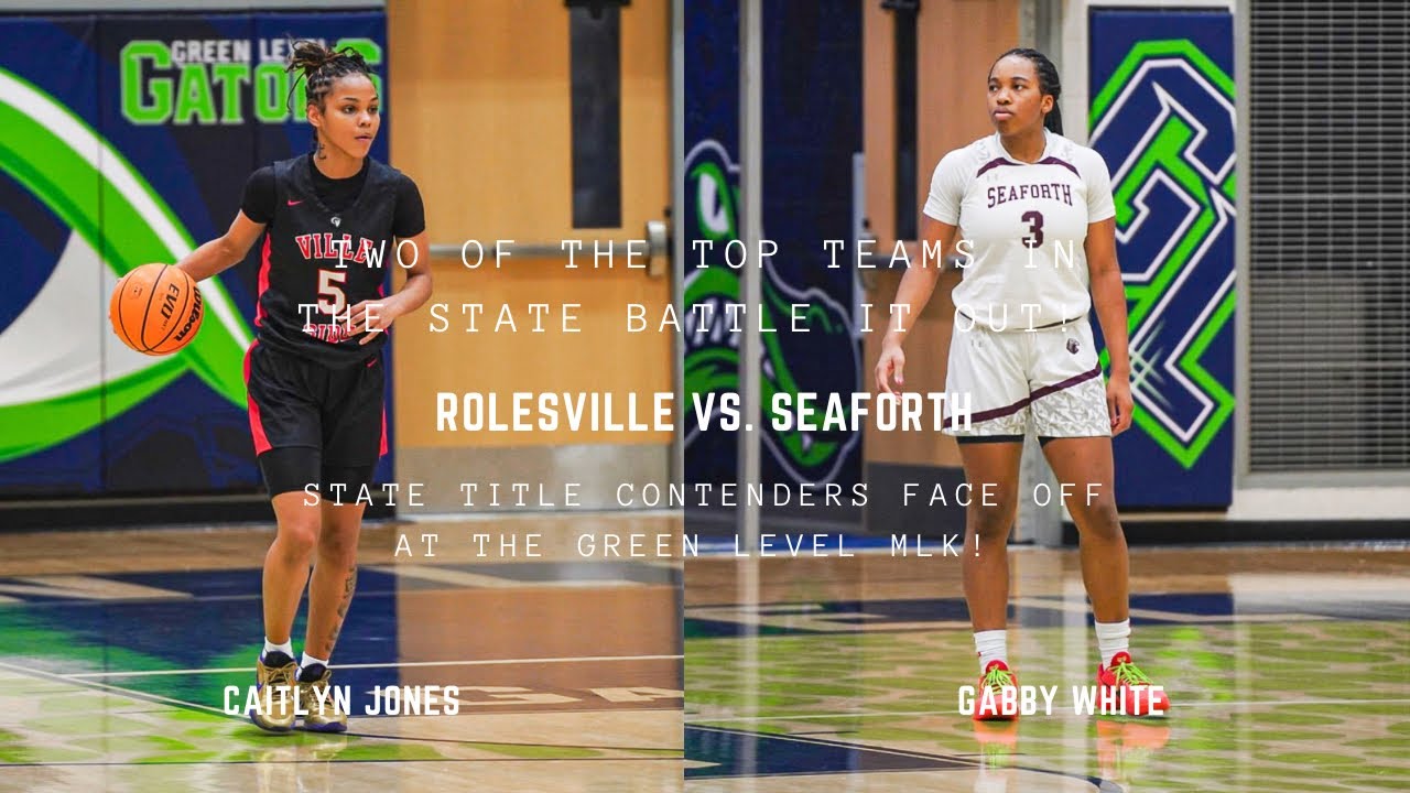Rolesville vs. Seaforth! D1 prospects Caitlyn Jones and Gabby White face off at the Green Level MLK!