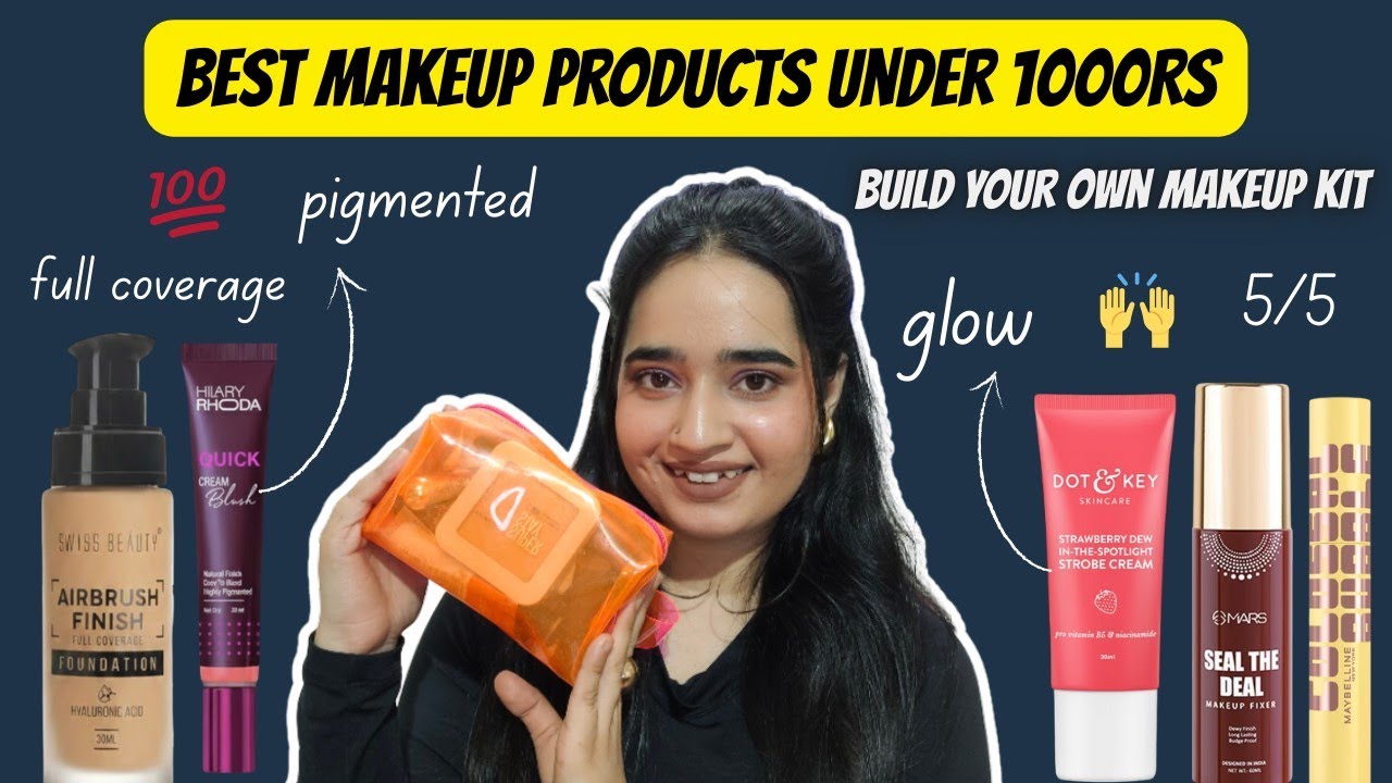 Best Makeup Products Under 1000Rs 💸 Build your own Makeup Kit | Budget Friendly 