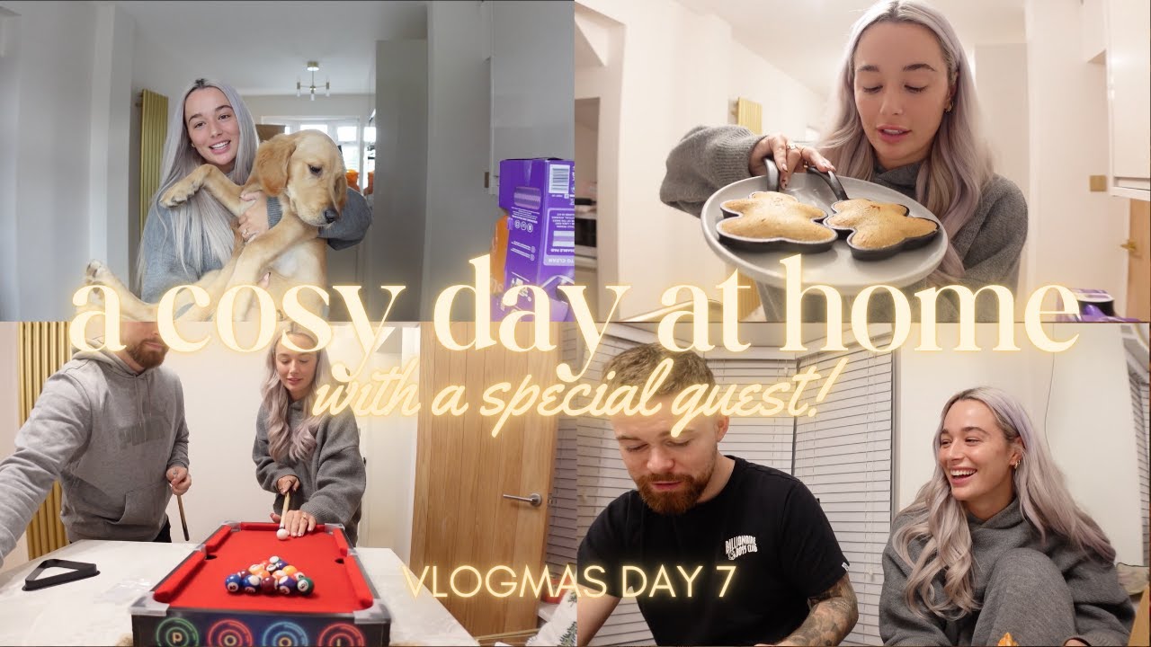 a cosy day at home 🎄🎅🏼✨ I'm a dog mom of 3!!! VLOGMAS DAY 7