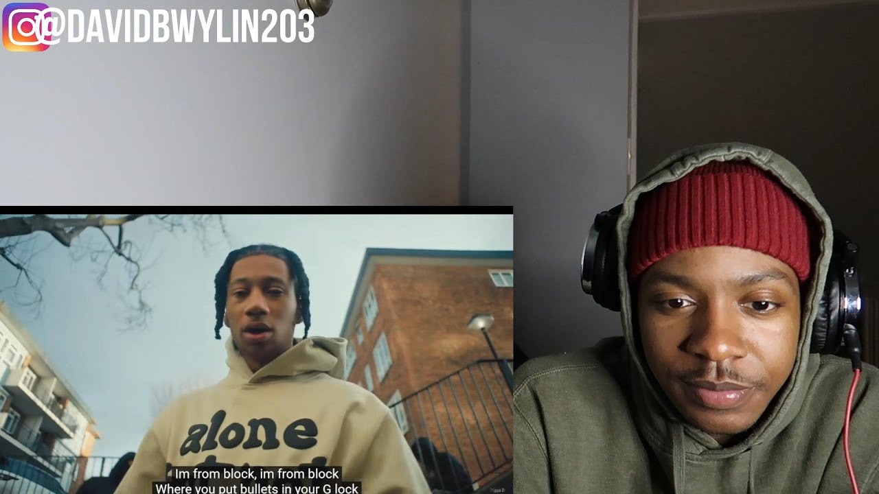 AMERICAN REACTS to Digga D - I'm From... (Official Video) #DavidBWylin