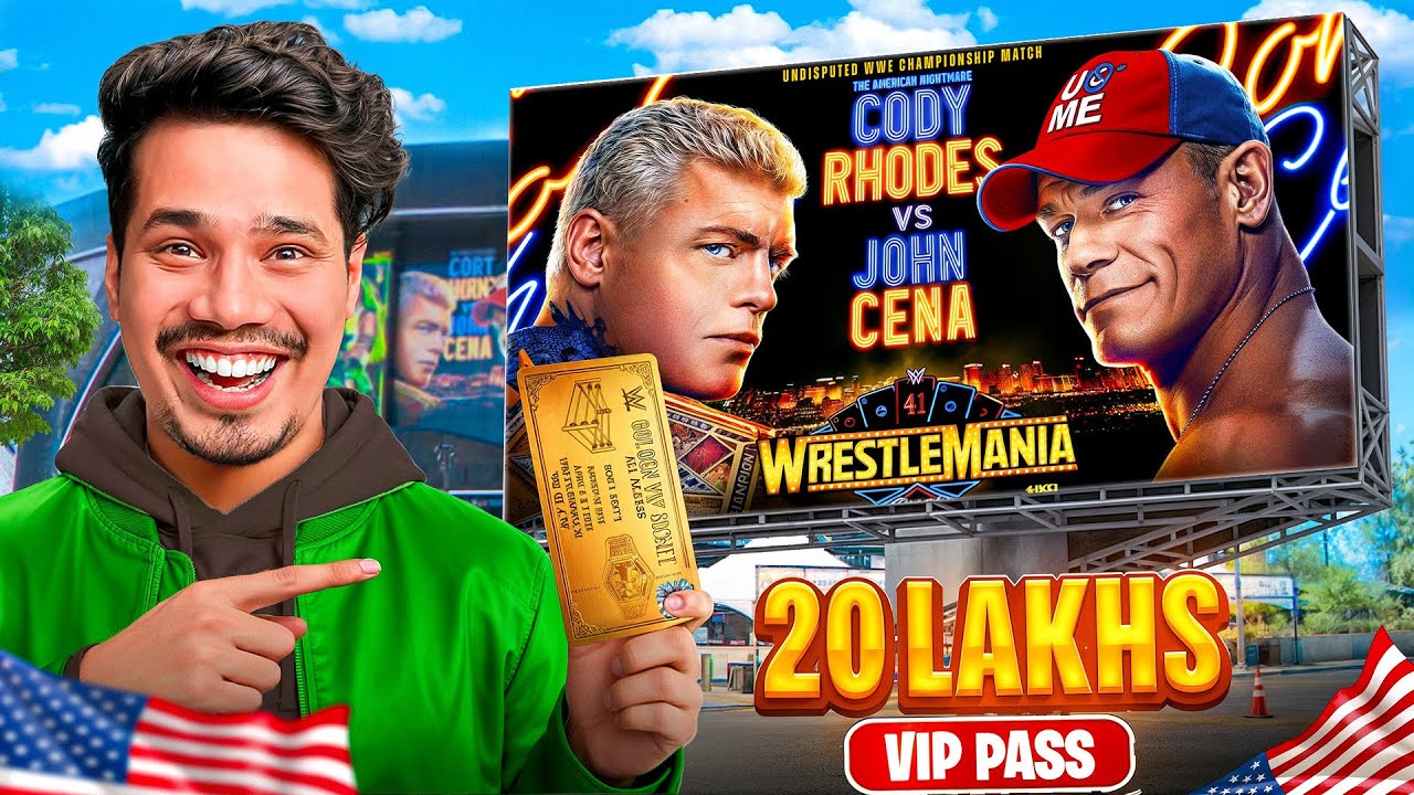 I Was INVITED to LAS VEGAS For WWE Wrestlemania 😱🇺🇸