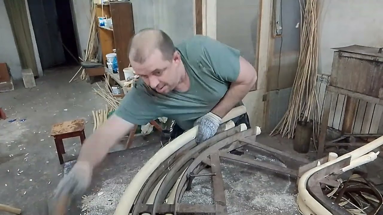 Загибка кресла-качалки 