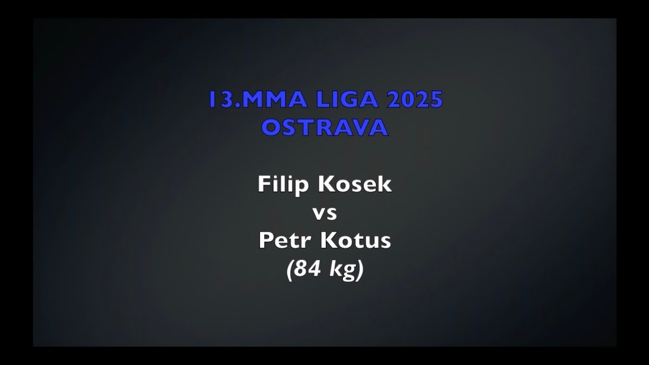 Filip Kosek - Prvn&iacute; MMA z&aacute;pas, prvn&iacute; v&iacute;tězstv&iacute; 💪🏻