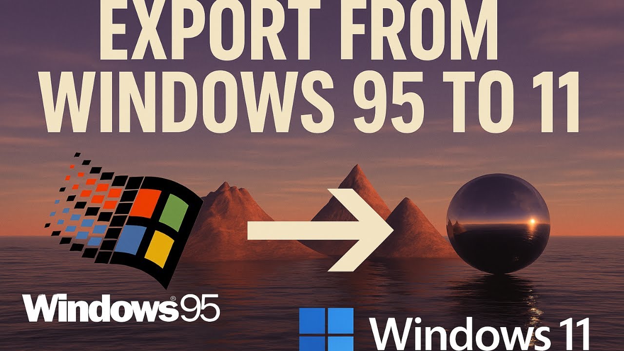 Bryce 3D in 2025?! How to export Retro DnB Art on Windows95