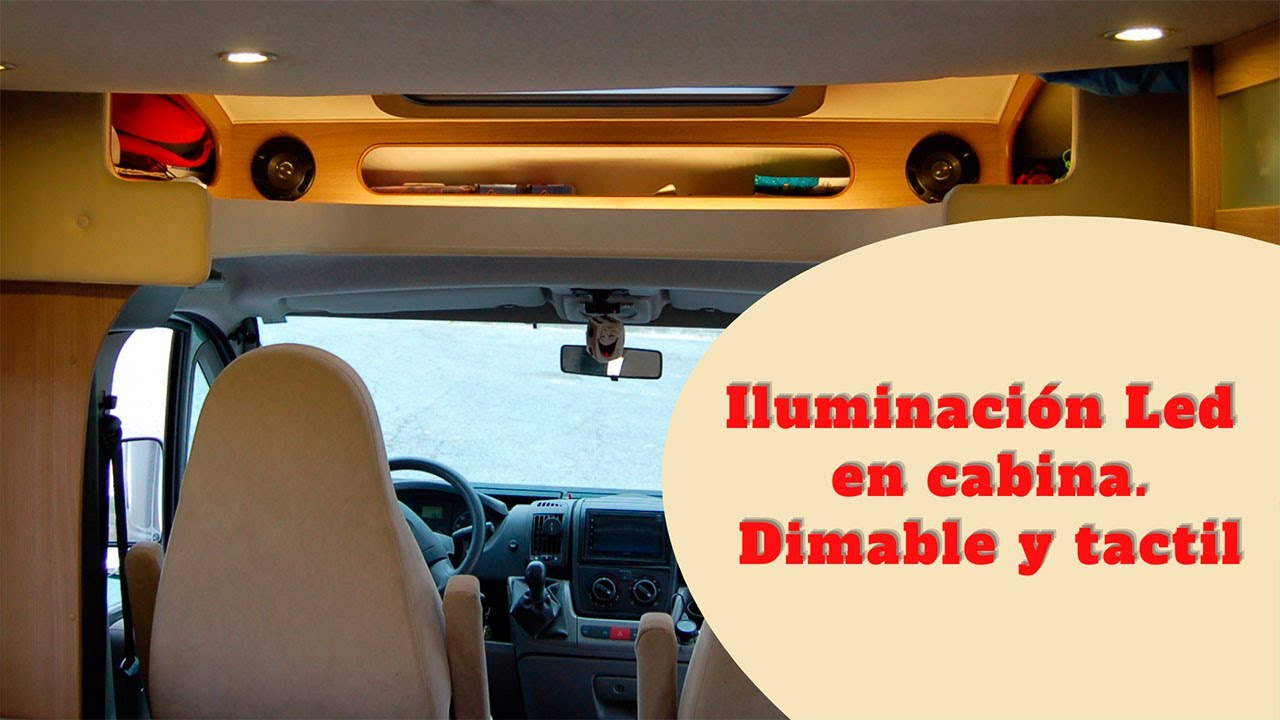 👁⚡Iluminación led dimable y tactil en cabina Fiat,👁⚡