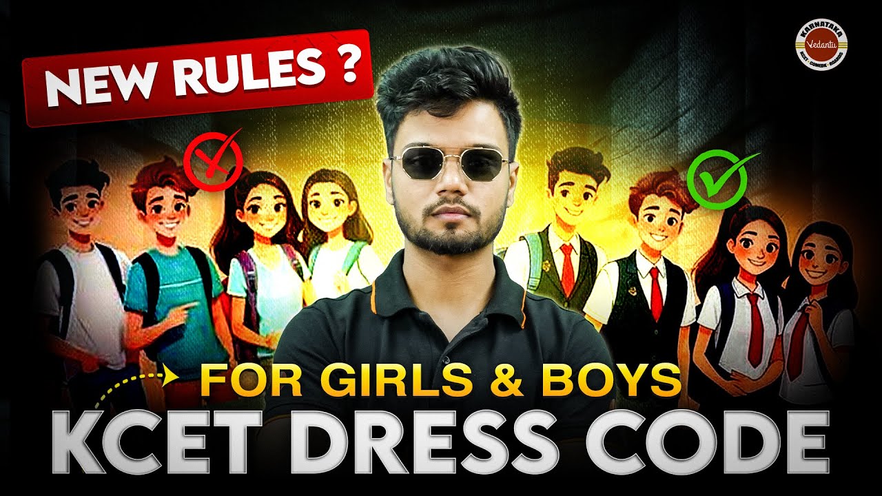 KCET Dress Code For Girls & Boys | New Rules❓| Basavaraj Sir