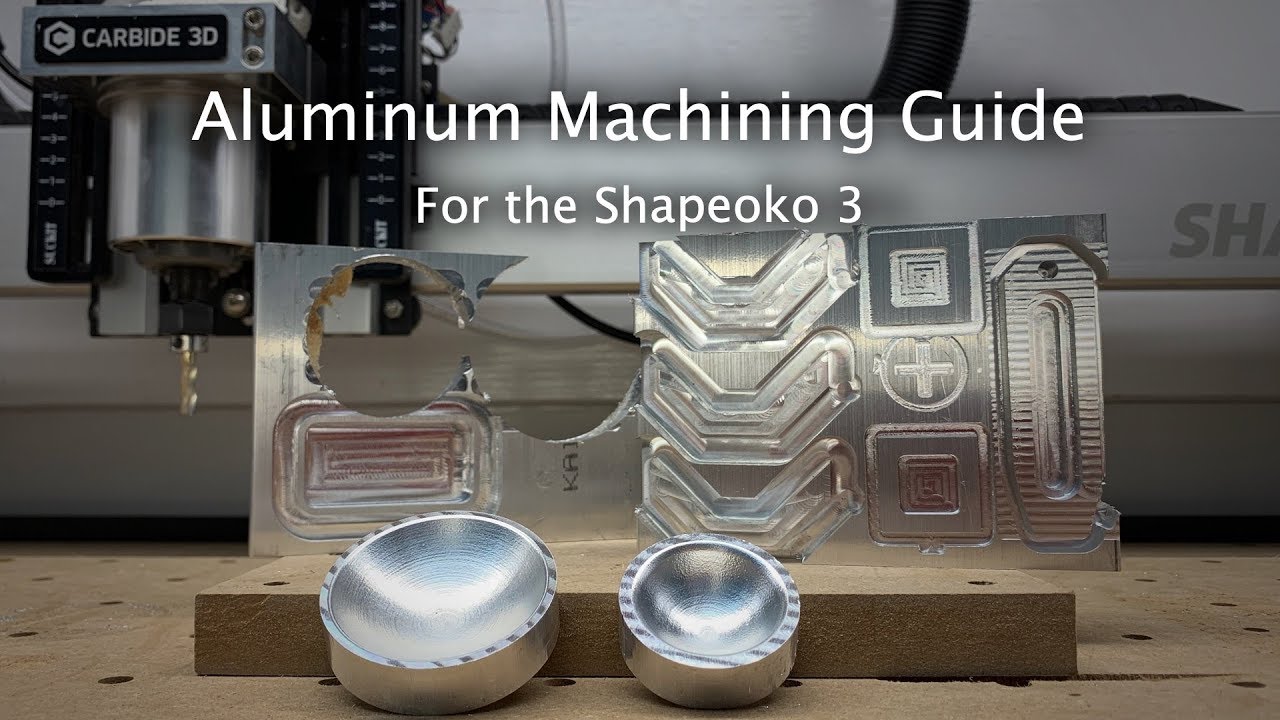 Aluminum Feeds and Speeds for the Shapeoko - #MaterialMonday