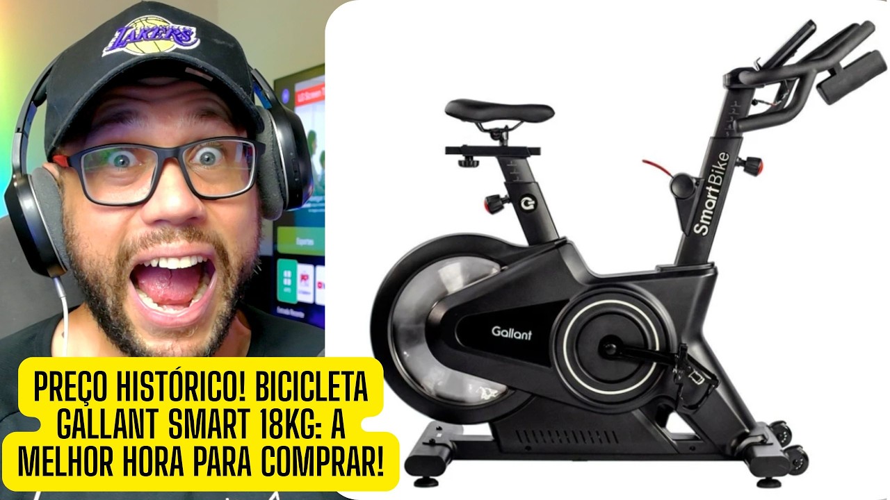 A Gallant Smart BAIXOU! Spinning Profissional com Roda de 18kg em Promoção.